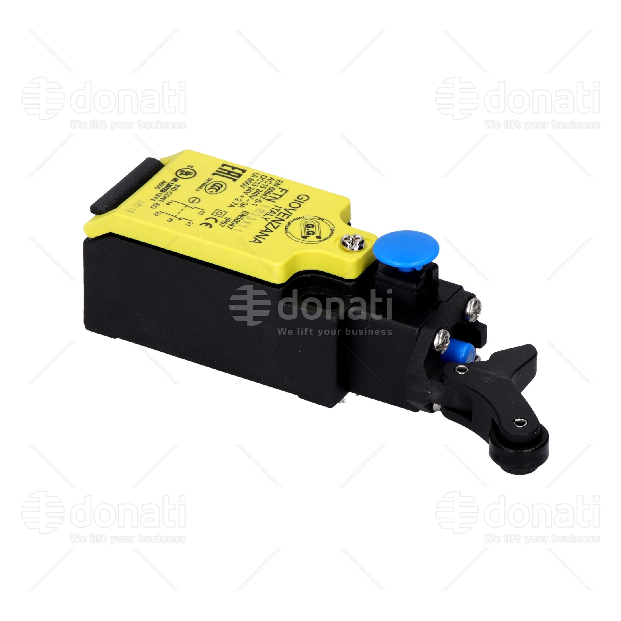 GIOVENZANA FTN1R33X11 Limit switch 1NO+1NC, roller Ø 14 mm Donati